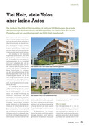 Viel Holz, viele Velos, aber keine Autos