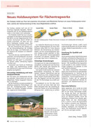 New timber construction system für Flat load-bearing structures