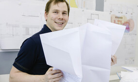 Portrait d&#039;employé