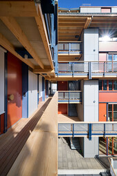 Exterior view of the pergola