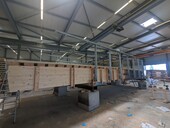 Prefabrication of the bridge in the JPF-Ducret workshops.