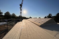 Schulanlage Grossaffoltern wird aufgerichtet